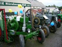 Deutz und Kramer Verdampfer Schlepper beim Traktorentreffen in Schellenberg