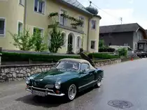 VW-KARMANN_Bj.1969; nimmt mit seinen 44PS an der Oldtimerrundausfahrt in Neukirchen/Vckla teil;090705