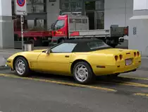 Chevrolet Corvette Cabrio am Messeplatz. Die Aufnahme entstand am 15.02.2010.