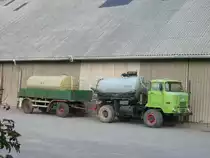 IFA L60 Pumptankwagen mit Niederdruckbereifung in der TAS Klaffenbach