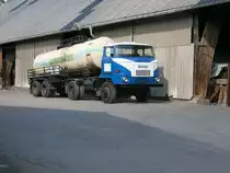 IFA L60 Sattelzugmaschine mit dem tankauflieger in der TAS Klaffenbach