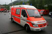 Feuerwehr Velbert
ME 6500
RTW
Mercedes 913 CDI
Aufgenommen beim Tag der Offenen T�r in Velbert Langenberg,7.6.2008.


