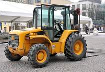 Gabelstapler JCB 930 in Bonn, 17.02.2010