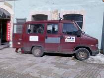 Geschnittener/ verkürzter FIAT Ducato, das kann nur der FIAT Talento sein! Gebaut: 1989-1994.
Foto: 19.02.2010.