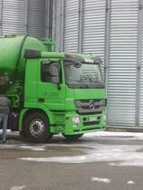 Der neue Actros von nahen aus fotografier am 18.02.10