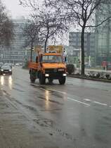 Ein Unimog in Heidelberg am Hbf am 18.02.10