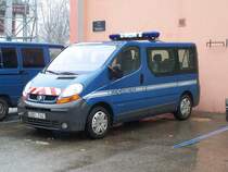 Einsatzwagen Renault Trafic am 19/02/10.