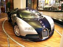 Bugatti EB 16.4 Veyron - Supersportwagen, 1001 PS, > 400 km/h - fotografiert am 09.11.2009 Friedrichstrae Berlin bei Bentley Motors - Copyright @ Ralf Christian Kunkel 
