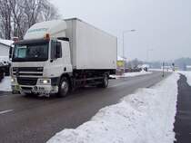 DAF-CF ist Richtung Vcklabruck unterwegs;100212