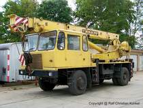 ADK 125-3 - TAKRAF, Autodrehkran, 13 t Tragfhigkeit - fotografiert am 04.05.2009 im Landkreis Dahme-Spreewald/ Land Brandenburg - Copyright @ Ralf Christian Kunkel 