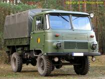Robur LO 2002 A MTW - NVA, Mannschafts- und Materialtransport, rckwrtige Dienste, Allrad - fotografiert beim 8. Internationalen Militrtreffen in Reichwalde am 10.11.2007 - Copyright @ Ralf Christian Kunkel 