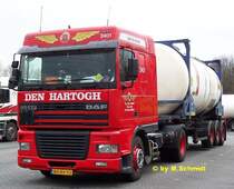 DAF 95 XF430 Nr.2401 DEN HARTOGH mit Tankcantainer 11/04/2006 
