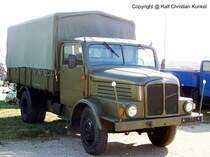 IFA S 4000-1 MTW - Sachsenring - VEB Kraftfahrzeugwerk  Ernst Grube  Werdau, Mannschafts- und Materialtransport, NVA - fotografiert zum 6. Tatra-Treffen Seehausen asm 19.09.2009 - Copyright @ Ralf Christian Kunkel