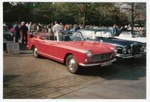 Peugeot 404 Cabriolet. 1962-1969. Teilnehmer der Ruhrtaloldtimerralley 1991.