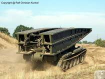 BLG 60 - Brckenlegegert (Brckenlegepanzer), Pioniertechnik, sowjetische Armee, CA, NVA - fotografiert zum 6. Tatra-Treffen Seehausen am 19.09.2009 - Copyright @ Ralf Christian Kunkel