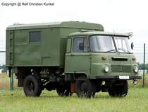 Robur LO 2002 A Kofferfahrzeug - Spezial-Kfz, NVA - fotografiert beim Militr- und Nutzfahrzeugfahrzeugtreffen am Flugplatzmuseum Cottbus am 18.07.2009 - Copyright @ Ralf Christian Kunkel