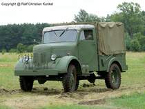 Phnomen Granit 27 D/Zg - Dienst- und Zugmittel, Allrad, KVP, NVA - Anmerkung: Tarnfarbe im Innenraum nicht korrekt - fotografiert beim Militr- und Nutzfahrzeugfahrzeugtreffen am Flugplatzmuseum Cottbus am 18.07.2009 - Copyright @ Ralf Christian Kunkel
