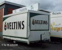 Getrnke Verkaufsanhnger VELTINS Brautradition seit 1824 Getrnkehandel Strecker Herten 26/02/2010