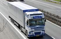 DAF XF, Spedition  Pijper bv  NL, auf der A 61 bei Rheinbach - 26.02.2010