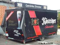 lterer Getrnke Verkaufsanhnger Kstritzer Schwarzbier  DAS ORIGINAL Schon Probiert ?  Hnger von Getrnke STRECKER Herten 26/02/2010