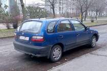 Nissan Almera. Gesehen: Februar, 2010