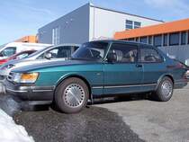 SAAB-900S turbo aus Mnchen ist zur Internationalen Rollerausstellung nach Ried i.I. angereist;100227