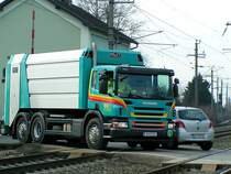 SCANIA P320 mit M+U+T-Mllwagenaufbau;100223