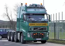 Volvo FH16 660 Euro4, Schwertransport-Zugmaschine , Rheinbach-Oberdrees 27.02.2010