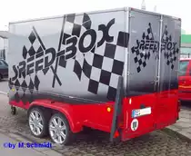 2 achs geschlossener Transportanh�nger SPEED-BOX Herten S�d 01/03/2010
