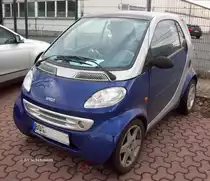 Blau silbergrauer Smart for two mit Alufelgen Herten S�d 01/03/2010