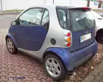 Blau silbergrauer Smart for two mit Alufelgen Herten S�d 01/03/2010
