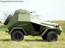 BA-64 Nachbau - leichtes Erkundungsfahrzeug f�r Aufkl�rungseinheiten der Roten Armee, gepanzert, basierend auf GAZ 64, Allrad, auch in KVP und NVA eingesetzt - Fahrzeug befindet sich im Bestand des Vereins f�r Milit�rhistorische Rad- und Kettenfahrzeuge Torgau - fotografiert zum  Tag der Begegnung  am 31.05.2008 