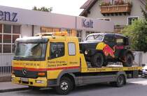 Volvo Sugga, auf einem Mercedes Transporter. Foto: Juli 2009.