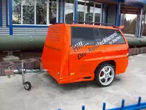 Anh�nger als Werbetr�ger Firma HILL in Herten S�d 01/03/2010