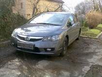 Honda Civic, mit interessanten Kennzeichen. Foto: 27.02.2010