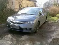 Honda Civic, mit interessanten Kennzeichen. Foto: 27.02.2010