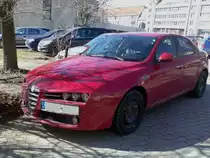 Alfa-Romeo 159, so ein sc�ner Wagen ohne  Radkappen... Aufnahmedatum: 05.03.2010