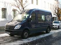 MB Sprinter der Schreinerei KRAFT aus Wertheim steht am 09.03.2010 in 36088 H�nfeld