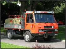 Ein Transporter vom Typ Muli Kommunal des Herstellers Reform aus sterreich, hier im Dienst fr die Stadt Luzern in einer Grnanlage am Vierwaldsttter See. Die Aufnahme entstand am 23.07.2007.