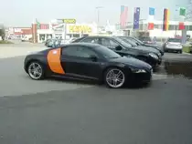 Der Audi R8 in Sinsheim am Hotel am 17.03.10