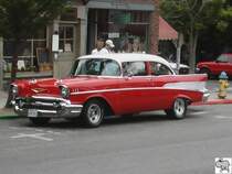 Ein Chevrolet Bel Air, aufgenommen am 27. Juli 2006 in Carmel by the Sea in Kalifornien / USA.