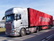 SCANIA-R620 der Fa. Stranzinger am Weg Richtung Heimat;100319