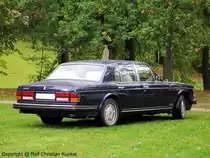 Bentley Eight - Baujahr 1986, Gro�britannien - V8-Frontmotor, 6,7 Liter Hubraum, 148 kW (obwohl man bei solchen Autos damals nicht �ber Leistung sprach, sehr sch�nes Fahrzeug, welches von einem �lteren Herren liebevoll gepflegt wird - fotografiert am 29.09.2007 zu den British Car Classics auf Schloss Hubertush�he in Storkow (Storkower See) - Copyright @ Ralf Christian Kunkel