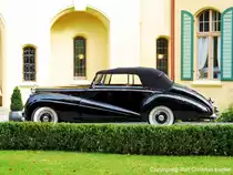 Bentley Mk VI Drophead Coup� - herlicher Wagen mit 4,5-Liter-V6-Frontmotor - fotografiert am 29.09.2007 zu den British Car Classics auf Schloss Hubertush�he in Storkow (Storkower See) - Copyright @ Ralf Christian Kunkel