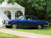 Rolls-Royce Corniche - Erstzulassung 07/1972, Grobritannien -  Cabriolet, 6,7-Liter-Achtzylindermotor mit 156 kW, Automatikgetriebe - fotografiert am 29.09.2007 zu den British Car Classics auf Schloss Hubertushhe in Storkow (Storkower See) - Copyright @ Ralf Christian Kunkel
