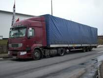 Renault-Sattelzug am 14.Mrz 2010 im Industriegelnde von Bergen/Rgen.