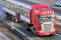 Scania R 480, auf der A61 bei Heimerzheim, 18.03.2010