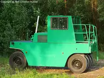 MBU RW 180 - Gummiradwalze, Baumaschine - Hersteller: MBU = Maschinenbau Ulm GmbH, Deutschland - fotografiert im Landkreis Dahme-Spreewald/ Land Brandenburg - Copyright @ Ralf Christian Kunkel