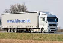 MAN Pritsche  Isitrans  bei Heimerzheim, 17.03.2010