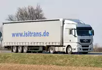 MAN Pritsche  Isitrans  bei Heimerzheim, 17.03.2010